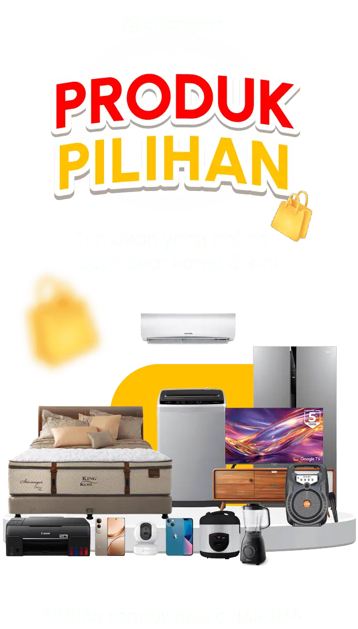 berbagai macam produk pilihan elektronik maupun perabot medan